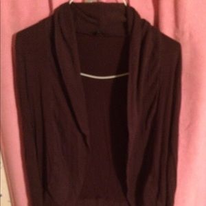 Plum color Express cardigan